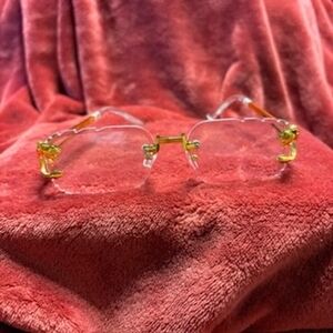 Gold Rimless Glasses